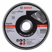 BOSCH 1 Boîte 10 disques à tronçonner pour l'Inox Standard for moyeu 