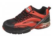 Chaussures de sécurité rouges coussin d'air - Modèle #10.16 - S1P