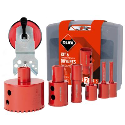 KIT 6 TREPANS DRYGRES PREMIUM RUBI - 51929