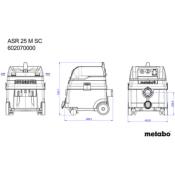 METABO Aspirateur ASR 25 M SC  - 602070000