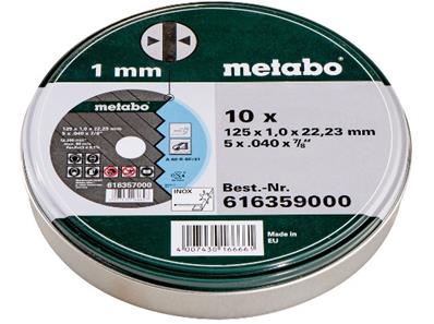 METABO Set=10 SP 125x1,0x22,23 - 616359000