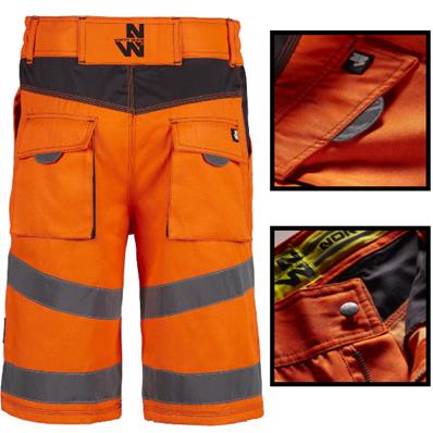 NW BERMUDA HAUTE VISIBILITÉ 1223 ORANGE - ALDRIN T36