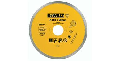 DEWALT Disque scie carrelage portative DWC410 sec ou eau 110x20mm