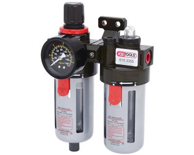 FILTRE RÉGULATEUR DE PRESSION ASSÉCHEUR ET LUBRIFICATEUR 1/2'' KS