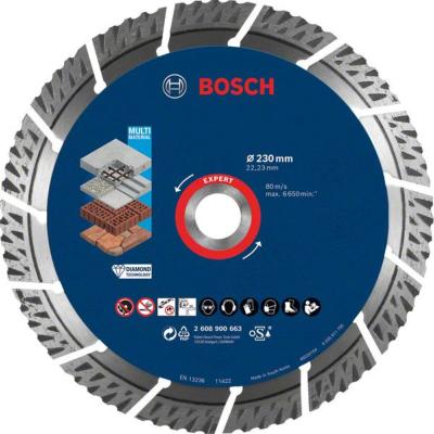 DISQUE À TRONÇONNER DIAMANTÉ MULTIMATERIAL 230X22,23X2,4X15MM BOSCH