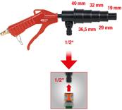 PISTOLET DE RINÇAGE DU SYSTÈME DE REFROIDISSEMENT - KS TOOLS