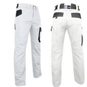 LMA Pantalon bicolore Blanc / noir FACADE 1474 - T42