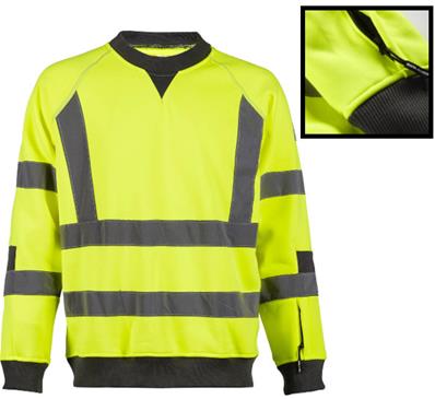 NW PULL HAUTE VISIBILITÉ 1222 JAUNE - NEON 2XL