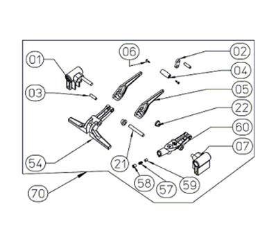 BLOC SÉPARATEUR POUR TX-700-N RUBI - 17806