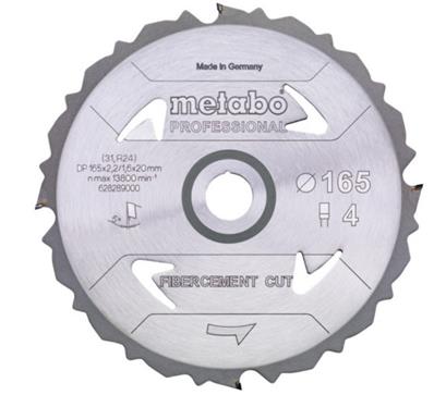 LAME SCIE CIRC. PRO "FIBERCEMENT CUT" HW/CT 160X20 4 DFZ 5° METABO