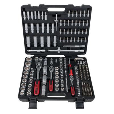 COFFRET DE DOUILLES ET ACCESSOIRES 1/4 + 3/8 + 1/2 195 PCS - KS TOOLS