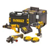 DEWALT 3 outils XR 18V 5Ah DCD791, DCH263, DCG405 - DCK327P2T