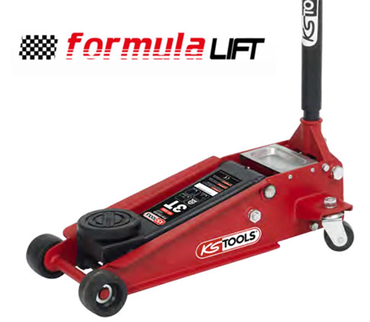 KSTools Cric hydraulique acier FORMULA lift 3T - Outil Maxi Pro
