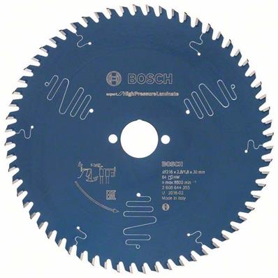 LAME SCIE CIRCULAIRE EXPERT HPL 216X30X2,8MM ; 64D BOSCH