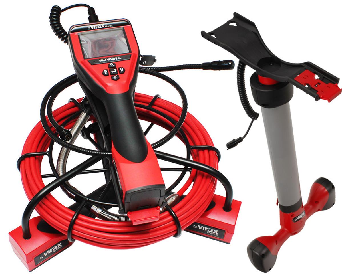 VIRAX Caméra d'inspection Mini Visioval® + accessoire Outil Maxi Pro