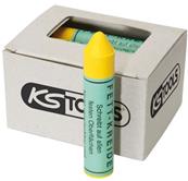 KSTools Crayon jaune de marquage pour pneu, 12 pièces