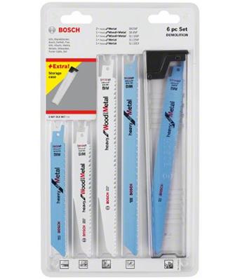 KIT 6 LSSABRE DÉMOLITION BOIS & MÉTAL BOSCH 2607010907