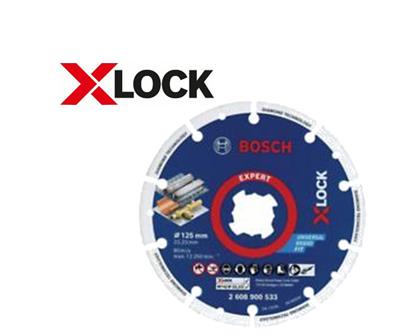 DISQUE À TRONÇONNER X-LOCK DIAMOND METAL WHEEL 125X22,23MM BOSCH