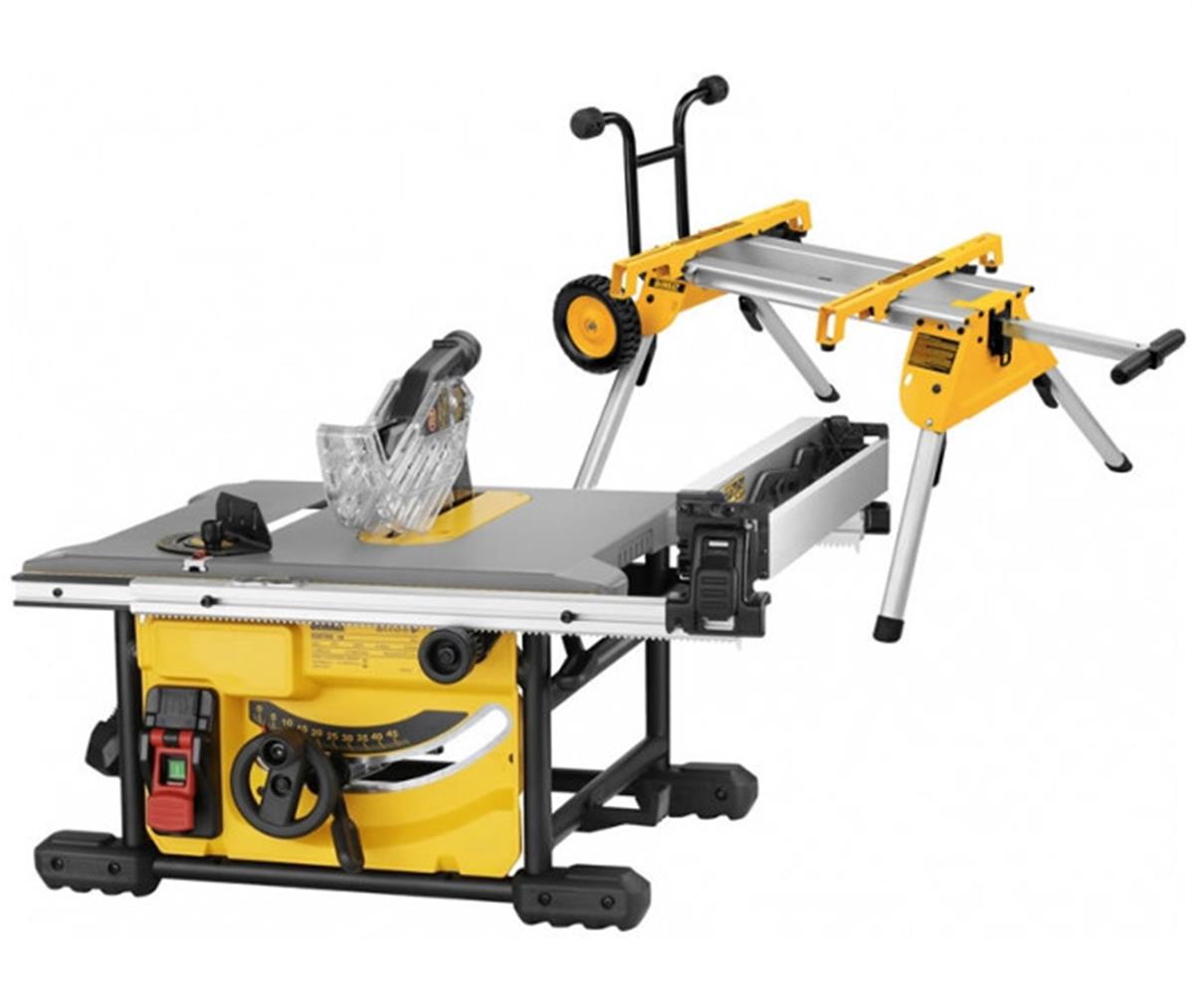 DEWALT Scie à table 1850 W 210 mm piètement DWE7485RS Outil Maxi Pro