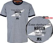 Bosseur Tee-shirt Maçon Gris Chiné M