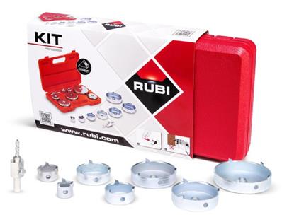 KIT TRÉPANS AVEC ÉTUI RUBI - 4995