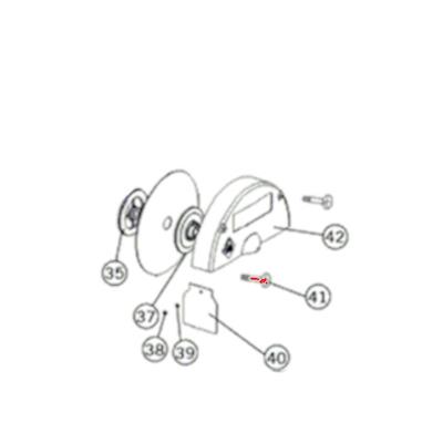 ARBRE DIA.9X34 M6 DU-200-L RUBI - 25349