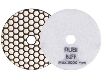 DISQUE DIAMANT POLISSAGE PONCAGE A SEC Ø100 MM BUFF BL. RUBI - 62977