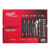 MILWAUKEE MODULE MOUSSE PACKOUT DOUILLE 1/4 35PCS 4932480717