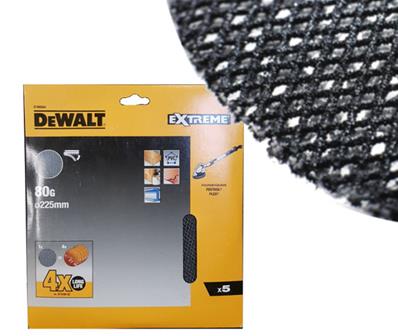 Disq abrasif velcro structure maille 5Pack ø225mm G240 DEWALT DTM8683