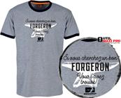Bosseur Tee-shirt Forgeron Gris-chiné M