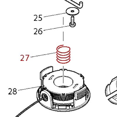 MAKITA RESSORT 17 - 231352-0