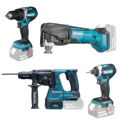 PACK 4 MACHINES 18V MAKITA + 3BATT 5AH DLX4109TJ DDF+DHR+DTD+DTM