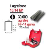 AGRAFEUSE 10/14 M1 + 30000 AGRAFES PF-14 GALVA ALSAFIX  KIT00235