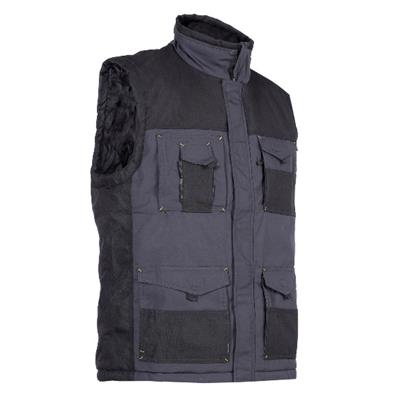 NW GILET SANS MANCHE 1206 GRIS / NOIR - ALI XXL