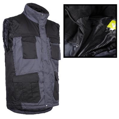 NW GILET SANS MANCHE Gris/Noir HOMME 1441 - PIATTEC L
