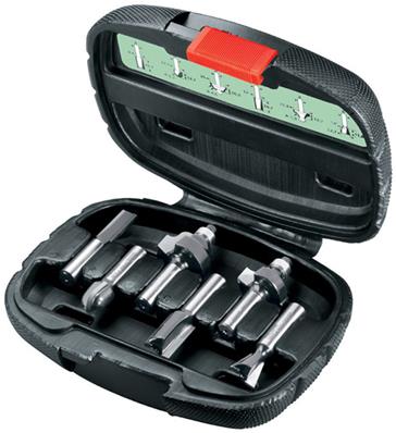 BOSCH Set de 6 fraises au carbure (queue 8 mm) Réf : 2607019463