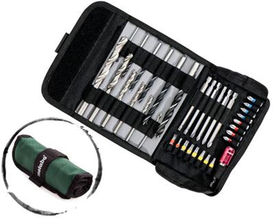 ASSORTIMENT D'EMBOUTS EN ÉTUI SOUPLE , 35 PCS. METABO - 626725000