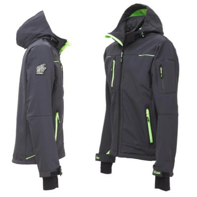 U-power Veste Soft Shell FUTURE SPACE Asphalt Grey/Green FU187RL - TL