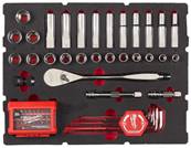 MILWAUKEE MODULE MOUSSE PACKOUT DOUILLE 1/2 70PCS 4932480716