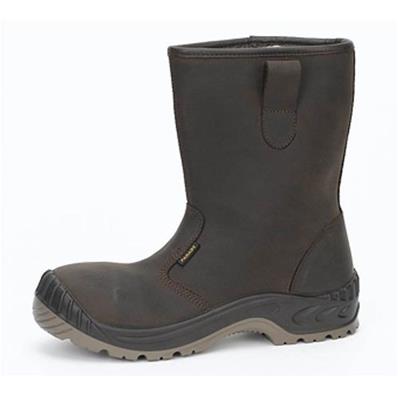 PARADE BOTTE SECURITE Cuir pleine fleur FOURRE MARRON NORDIK - P39