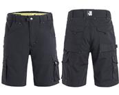 NW BERMUDA DE TRAVAIL MULTIPOCHES 1205 NOIR - HUGUES T48