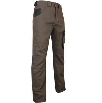 LMA Pantalon bicolore de travail Taupe/noir TERREAU 1490 - T44
