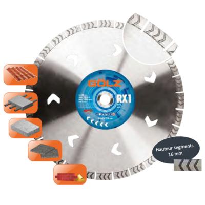 GOLZ DISQUE DIAMANT BETON ET GRANIT RX1 Ø350 20,0 - RX1350
