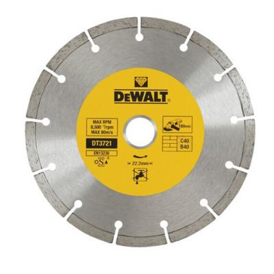 Disque fritté segmenté matériaux construction/béton 180x22.2mm DEWALT