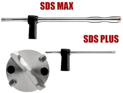 FORET SDS-MAX CREUX ASPIRATION POUSSIÈRES 20X600MM METABO - 626913000