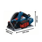 SCIE PLONGEANTE GKT 18V-52 GC 2XPROCORE18V 5,5AH FSN1400 L-BOXX BOSCH