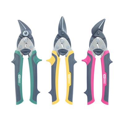 KIT DE 3 CISAILLES À TÔLES - 3 PCS - KS TOOLS - 118.0150