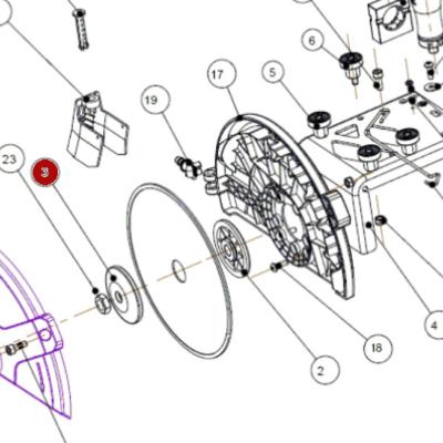 PLAQUE EXTÉRIEURE DU-200 EVO RUBI - 19161