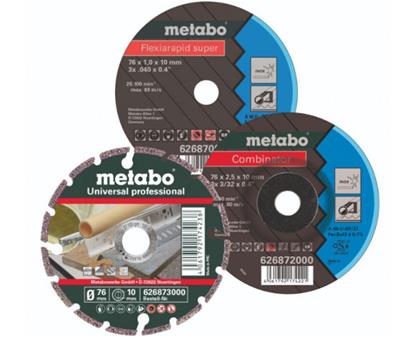 STARTER SET MEULEUSE Ø76, 3 DISQUES METABO