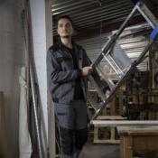 LMA veste bicolore multipoches BRASURE GRIS/NOIR T3